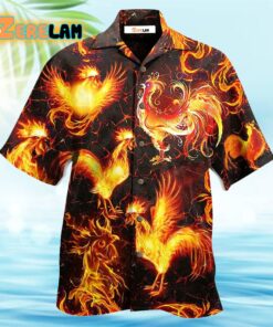 Chicken Fire Love It Hawaiian Shirt