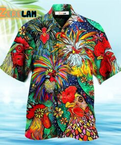 Chicken Love Color Amazing Hawaiian Shirt