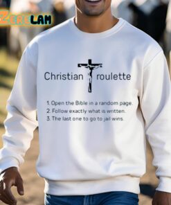 Christian Roulette Open The Bible In A Random Page Shirt 13 1