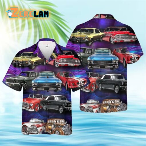 Classic Retro Car Hawaiian Shirt