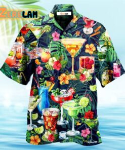 Cocktail ls I Left My Heart In Hawaii Hawaiian Shirt