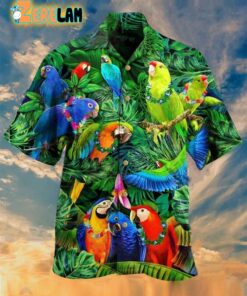 Colorful Birds Hawaiian Shirt