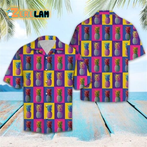 Colorful Pineapple Hawaiian Shirt