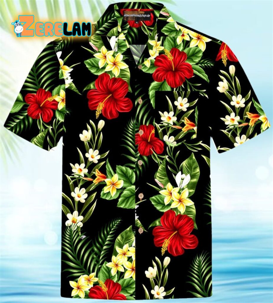 Colourful Flowers Hawaiian Shirt - Zerelam