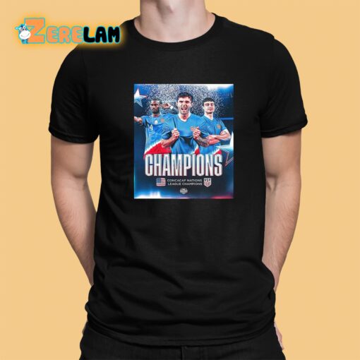 Concacaf Nations League Usa Back To Back To Back Shirt