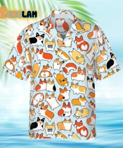 Corgi World Hawaiian Shirt