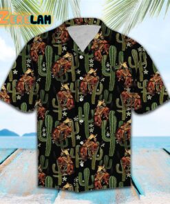 Cowboy Cactus Hawaiian Shirt