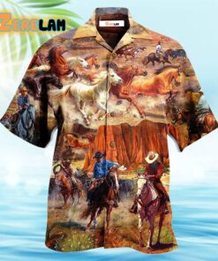 Cowboy Freedom Love Life Strong Cool Hawaiian Shirt