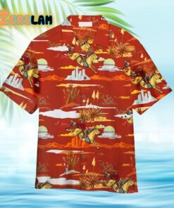 Cowboy Red Hawaiian Shirt