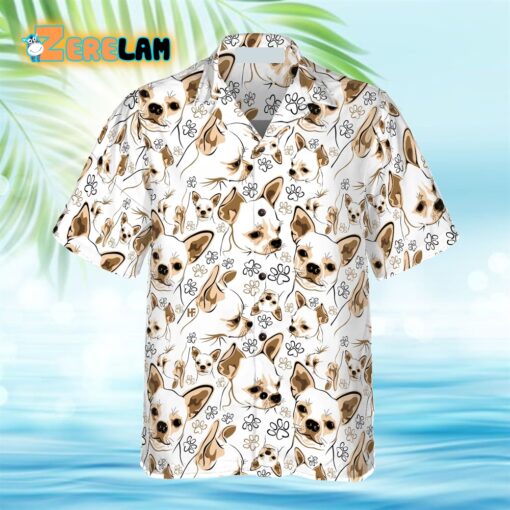 Cute Chihuahua Hawaiian Shirt