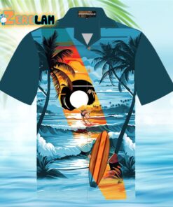 Dark Beach Day Hawaiian Shirt