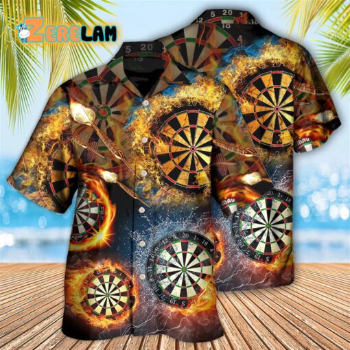 Darts Fire Crazy Hawaiian Shirt