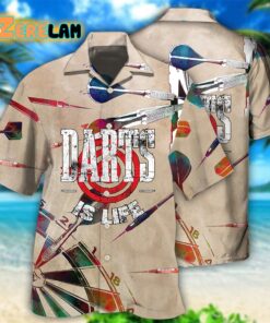 Darts Is Life Vintage Hawaiian Shirt