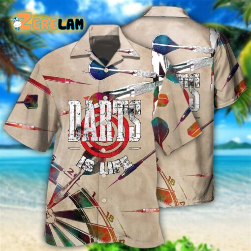 Darts Is Life Vintage Hawaiian Shirt