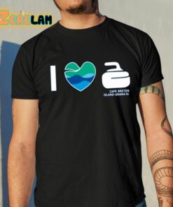 Devin Heroux I Love Curling Cape Breton Island-Unama’ki Shirt