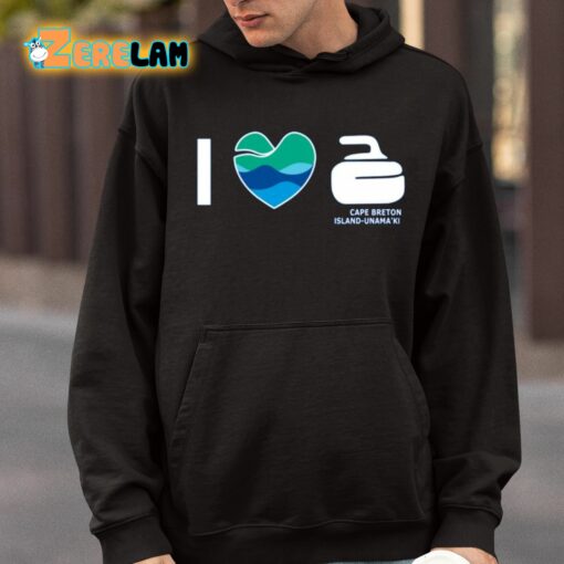 Devin Heroux I Love Curling Cape Breton Island-Unama’ki Shirt