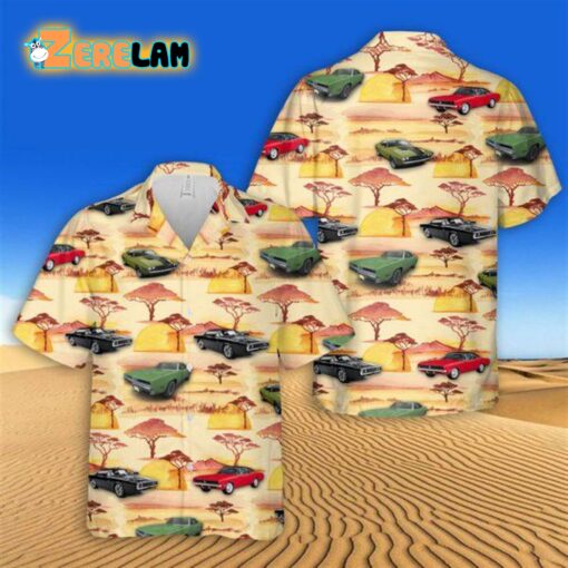 Dodge Charger Hawaiian Shirt