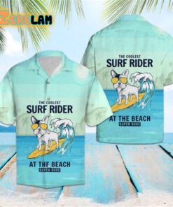 Dog Coolest Surf Rider Hawaiian Shirt