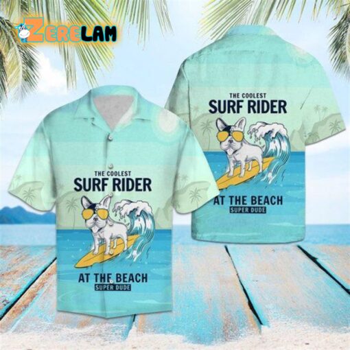 Dog Coolest Surf Rider Hawaiian Shirt