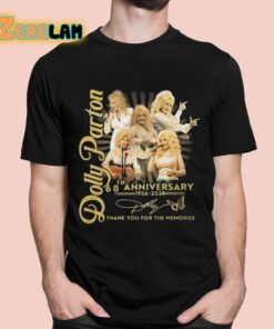 Dolly Parton 68th Anniversary 1956-2024 Thank You For The Memories Shirt