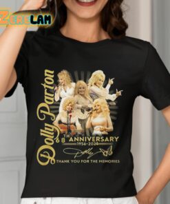 Dolly Parton 68th Anniversary 1956 2024 Thank You For The Memories Shirt 7 1