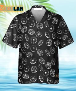 Donut Pattern Hawaiian Shirt