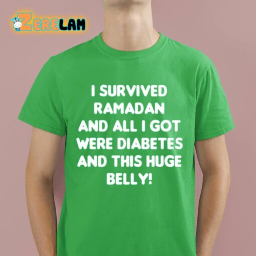 Dr David Wood I Survived Ramadan And All I Got Were Diabetes And This Huge Belly Shirt