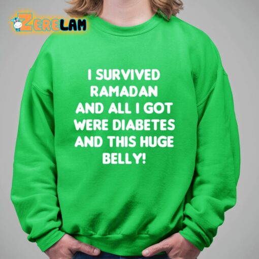 Dr David Wood I Survived Ramadan And All I Got Were Diabetes And This Huge Belly Shirt