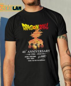 Dragon Ball Akira Toriyama 40th Anniversary Thank You For The Memories Shirt