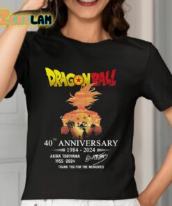 Dragon Ball Akira Toriyama 40th Anniversary Thank You For The Memories Shirt 7 1