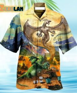 Love Life So Cool with Dragon Gymer Hawaiian Shirt