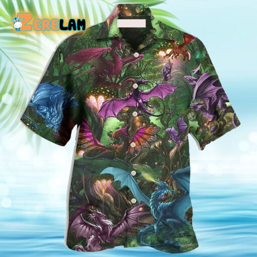 Dragon Love Forest Love Life Hawaiian Shirt