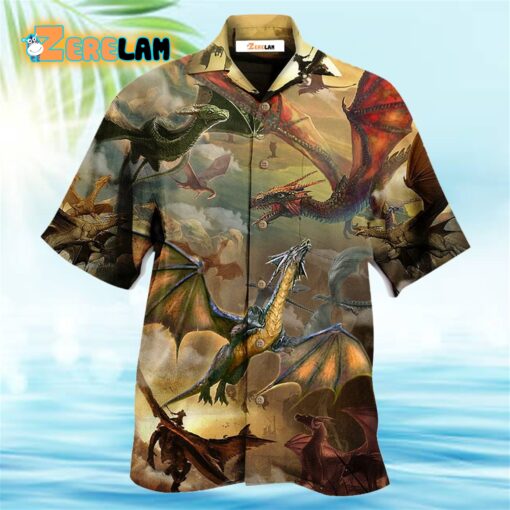 Dragon Love Life Fly To The Sky Amazing Hawaiian Shirt