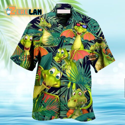 Dragon Love Summer So Funny Hawaiian Shirt