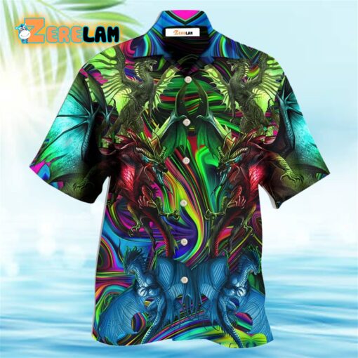Dragon Lover Colorful Style Hawaiian Shirt