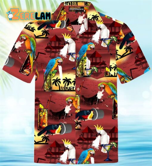 Drunken Parrots Hawaiian Shirt