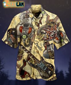 Electric Guitar Hawaiian Shirt