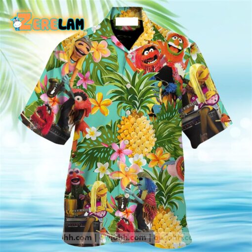 Electric Mayhem Muppets Tropical Hawaiian Shirt