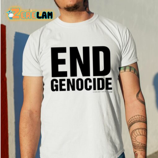 End Genocide Katharine Hamnett Shirt