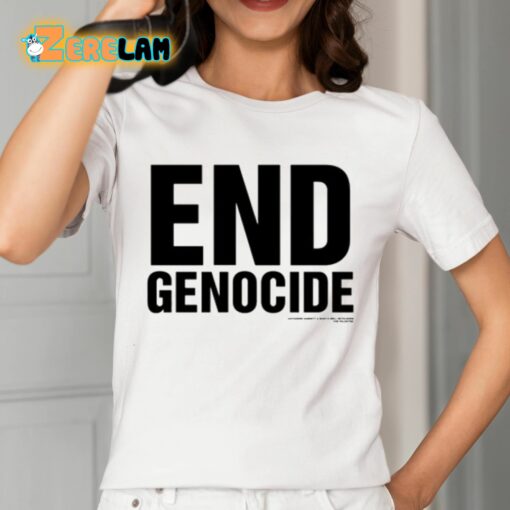 End Genocide Katharine Hamnett Shirt