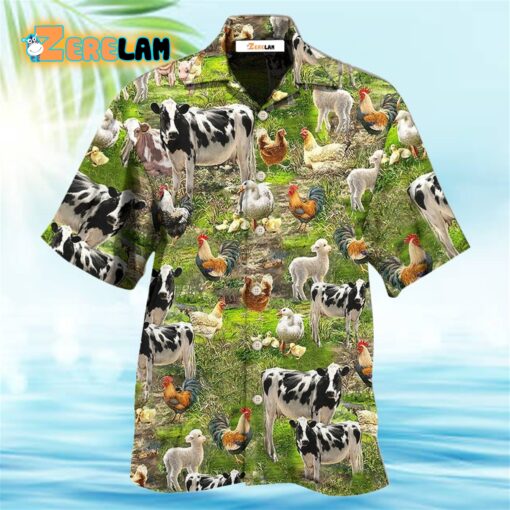 Farm Life Table Fresh Hawaiian Shirt