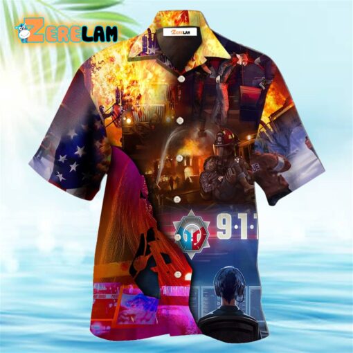 Firefighter 911 So Important Hawaiian Shirt