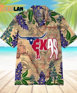 Flag Texas Hawaiian Shirt