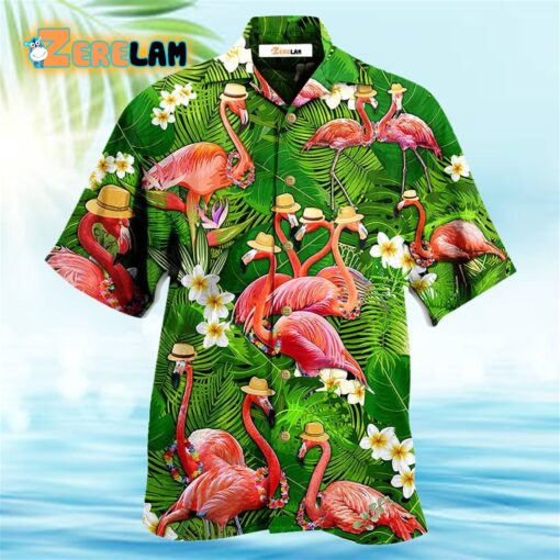 Flamingo Stand Tall And Be Fabulous Hawaiian Shirt