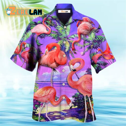 Flamingo Sweet Paradise Style Hawaiian Shirt