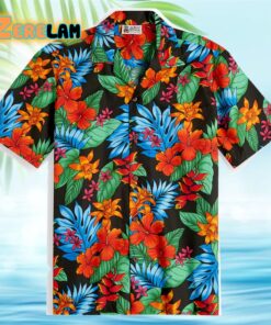 Floral Hipster Hawaiian Shirt