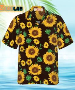 Floral Sunflower Hawaiian Shirt