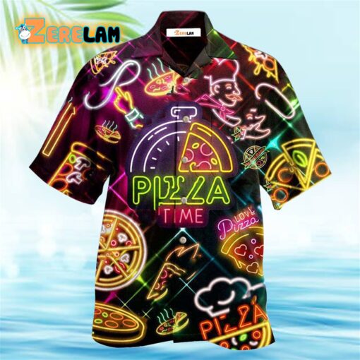 Food It’s Pizza Time Stunning Hawaiian Shirt