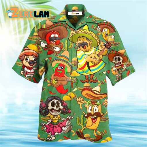 Food Love Mexican Culture Funny Hawaiian Shirt