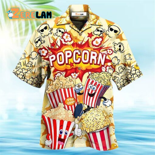 Food Popcorn Is Always The Answer Bang Hawaiian Shirt